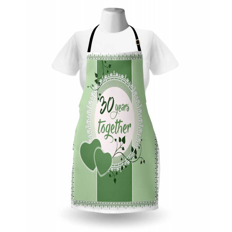 30 Years Together Text Apron