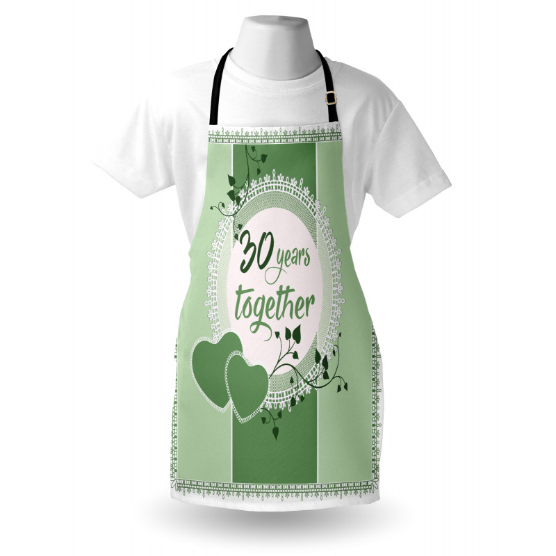 30 Years Together Text Apron