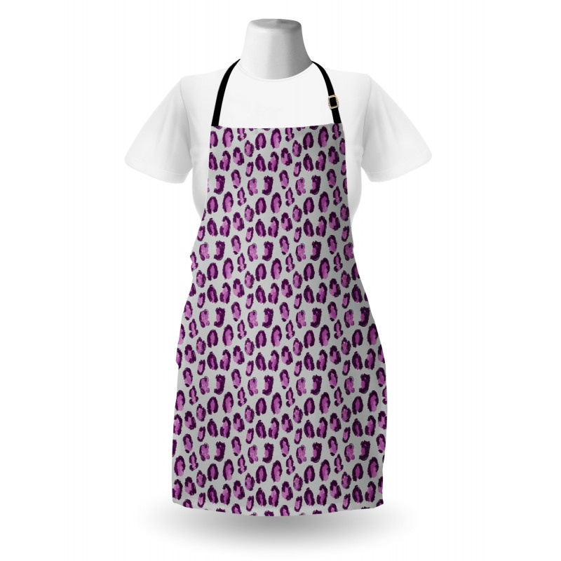 Brush Strokes Illustration Apron