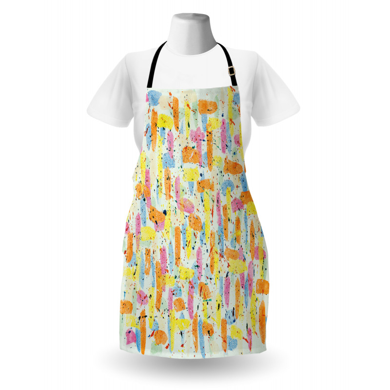 Paint Blobs Drips Design Apron