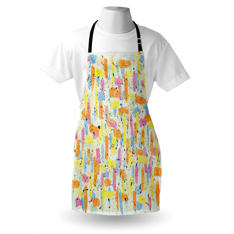 Paint Blobs Drips Design Apron