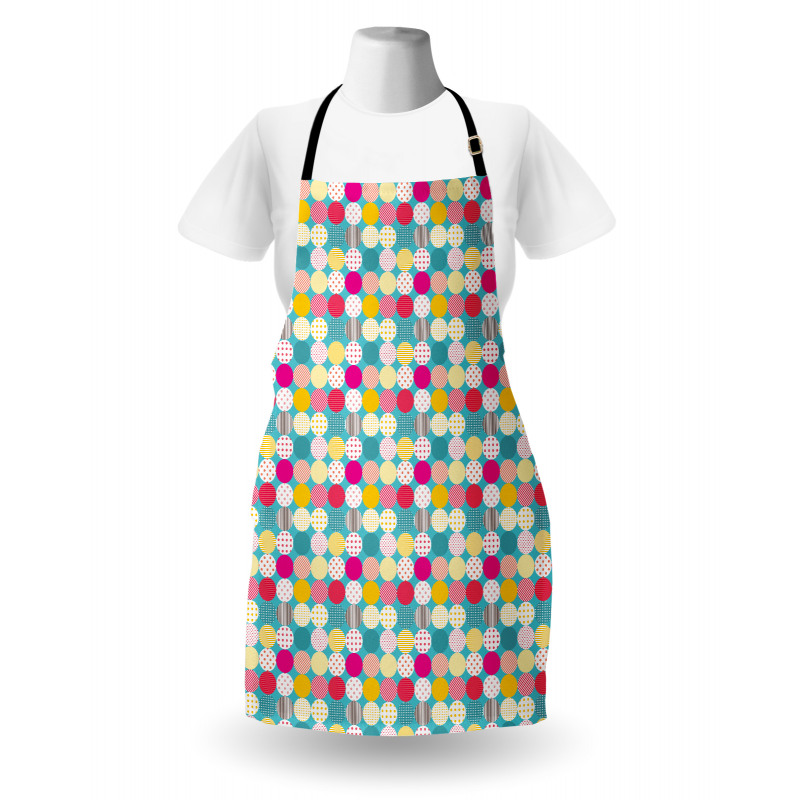 Polka Dots with Stripes Apron