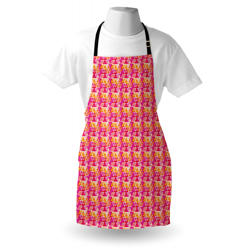 Abstract Triangle Pattern Apron