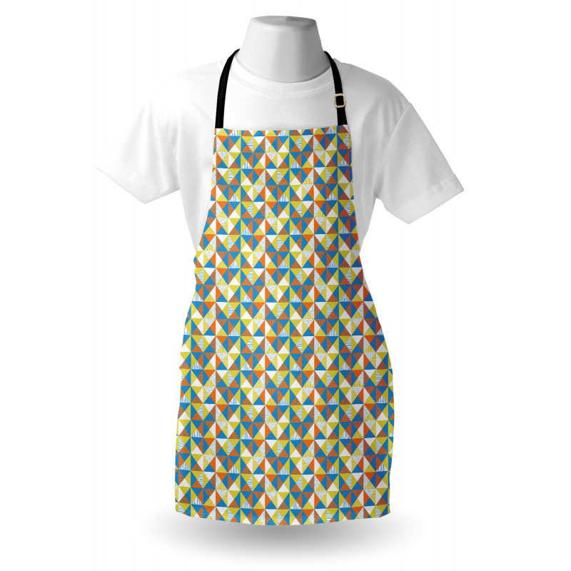 Stripes and Dots Pattern Apron