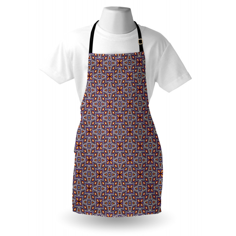 Retro Mesh Composition Apron