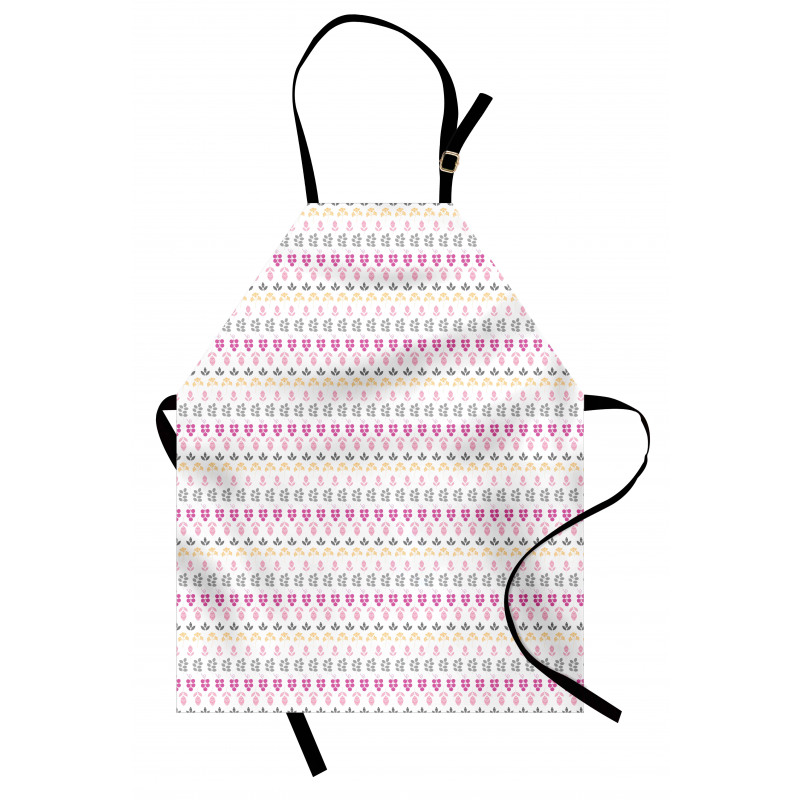 Abstract Sketched Leaves Apron