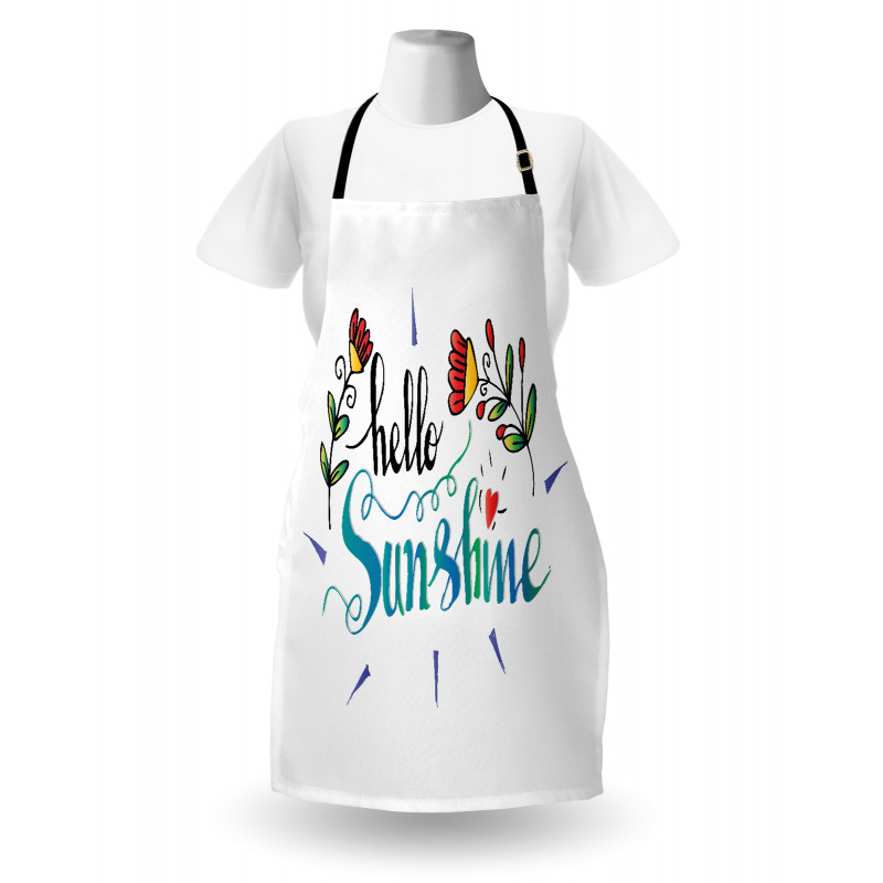 Hello Sunshine with Flower Apron