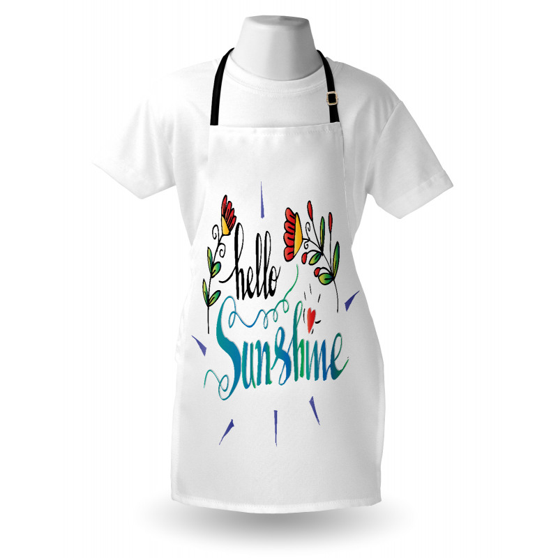 Hello Sunshine with Flower Apron