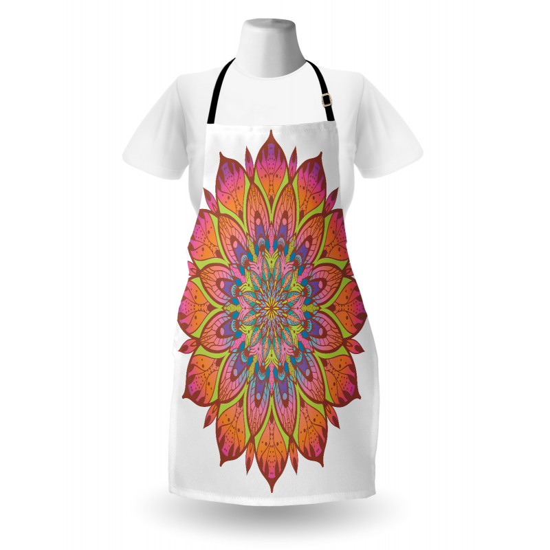 Flourishing Flowers Pattern Apron