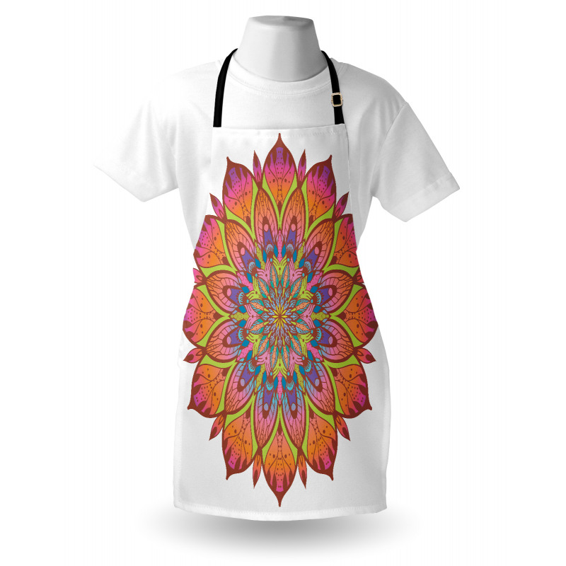 Flourishing Flowers Pattern Apron