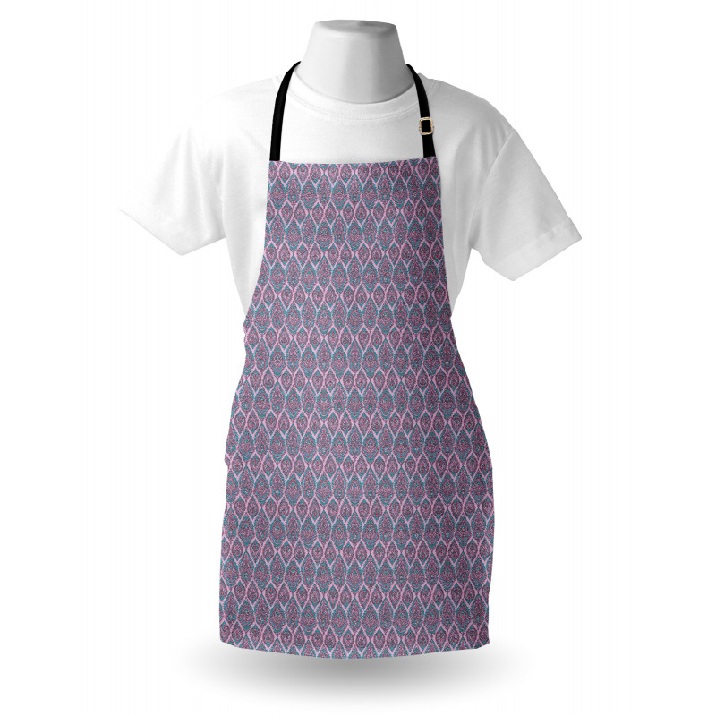 Hand Drawn Folk Ornaments Apron