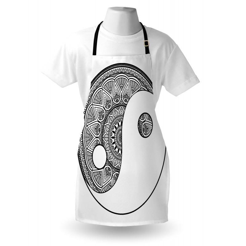 Traditional Ying Yang Sign Apron