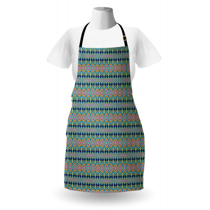 Abstract Colorful Shapes Apron