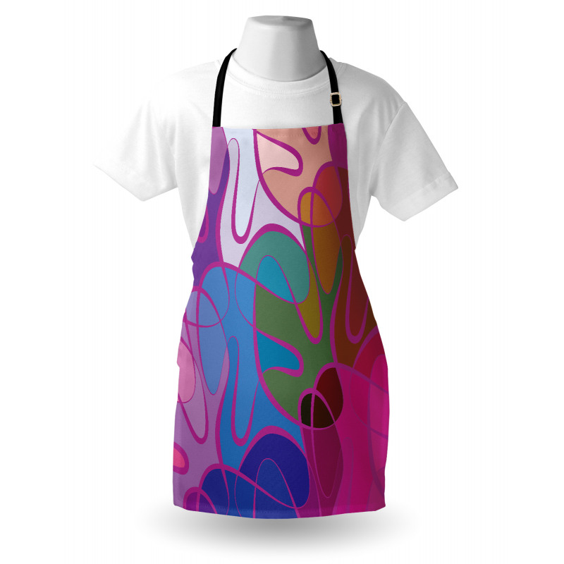 Waves in Hand-drawn Style Apron