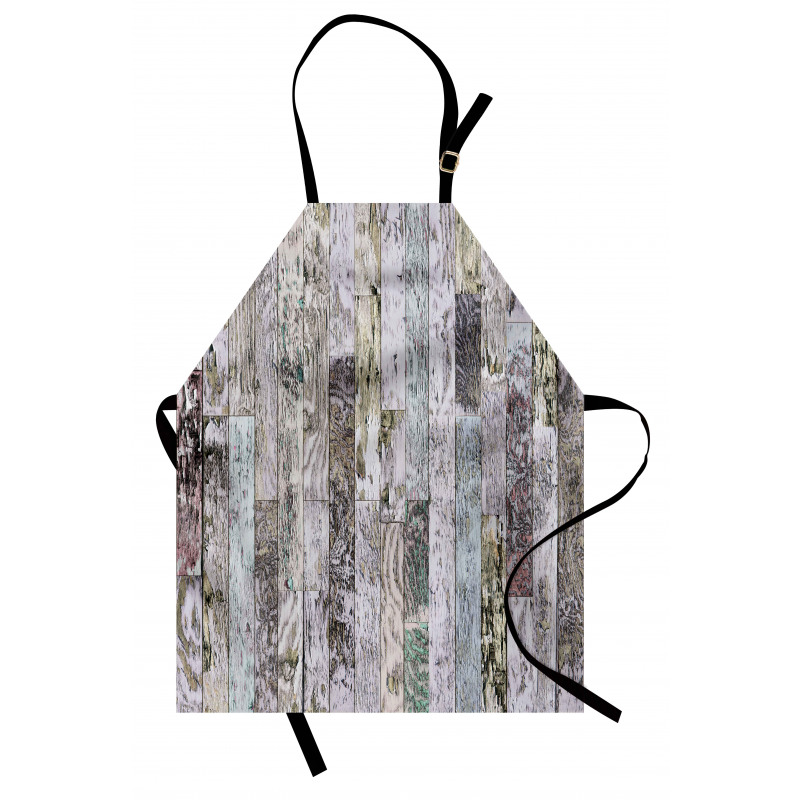 Pastel Oak Timber Boards Apron