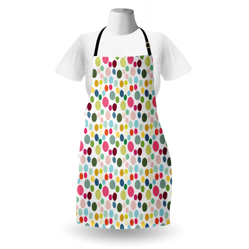 Circular Shapes Colorful Apron