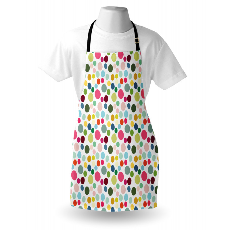 Circular Shapes Colorful Apron