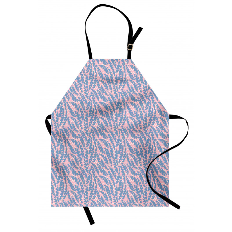 Angled Wavy Lines Background Apron