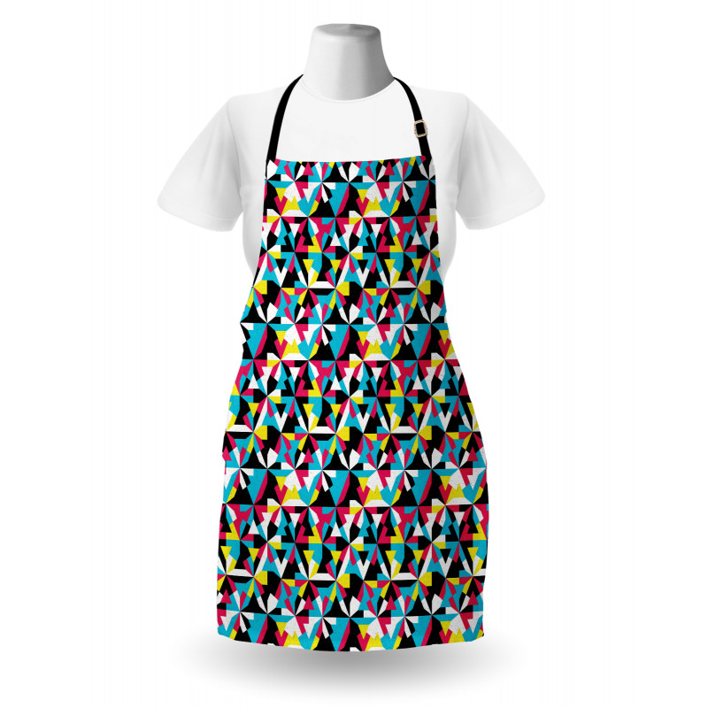 Sixties Style Inspired Motifs Apron