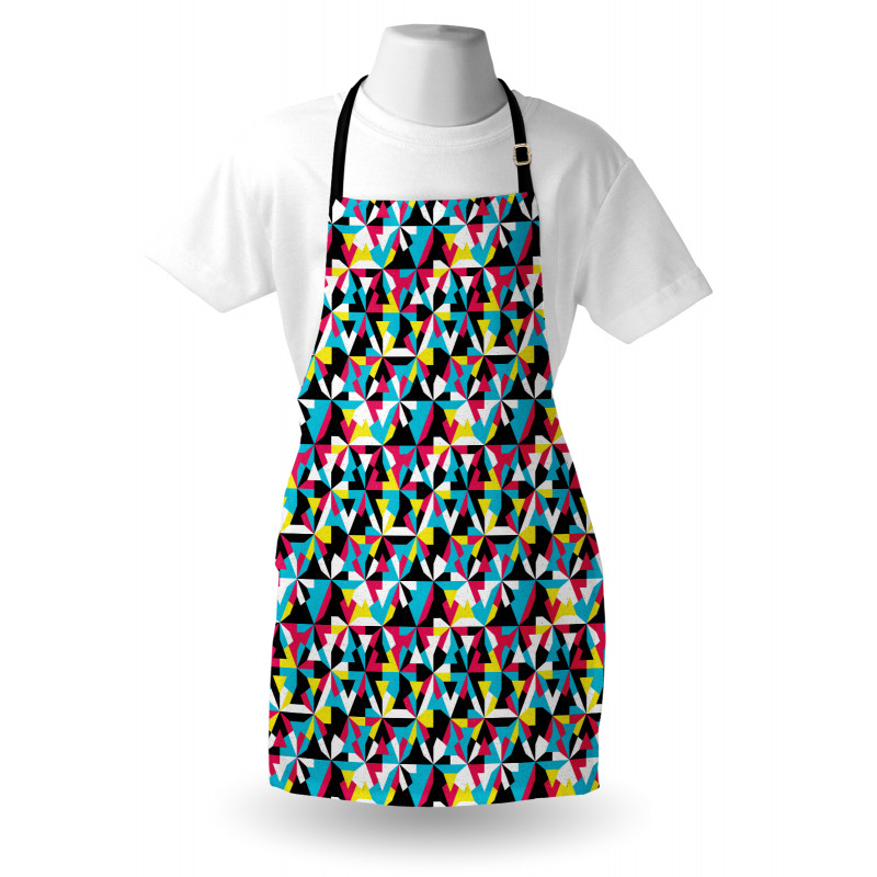 Sixties Style Inspired Motifs Apron