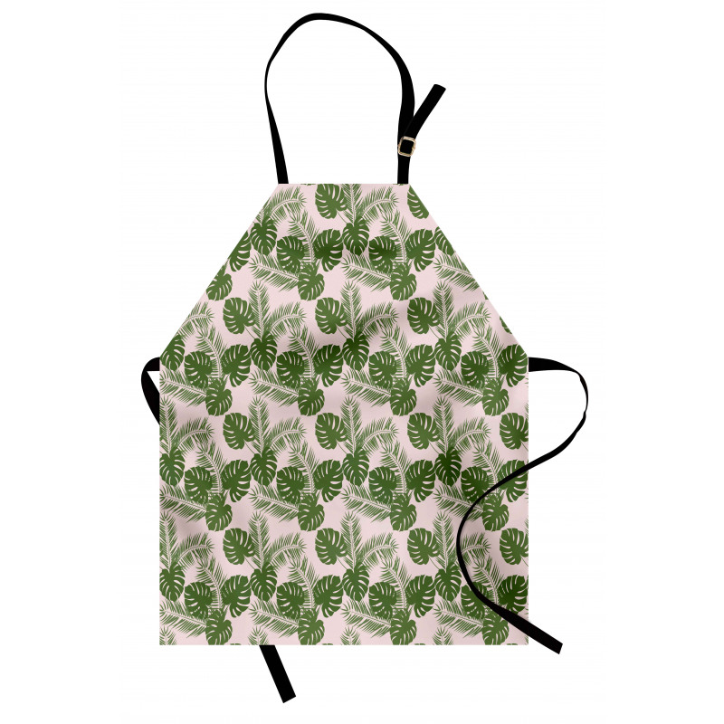 Monstera Leaf Palm Tree Apron