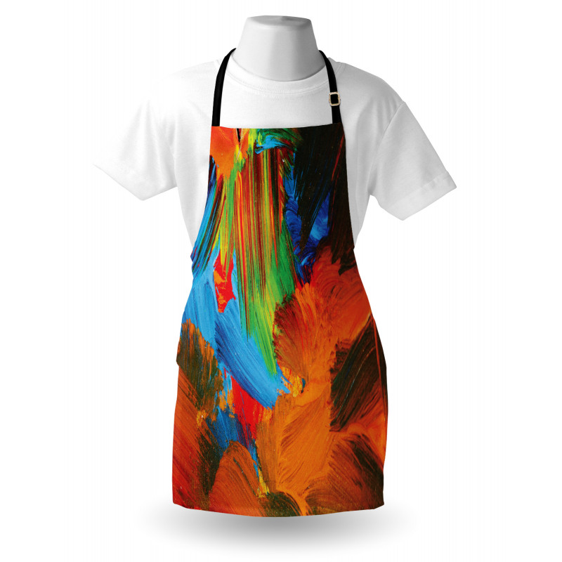 Watercolor Brush Strokes Apron