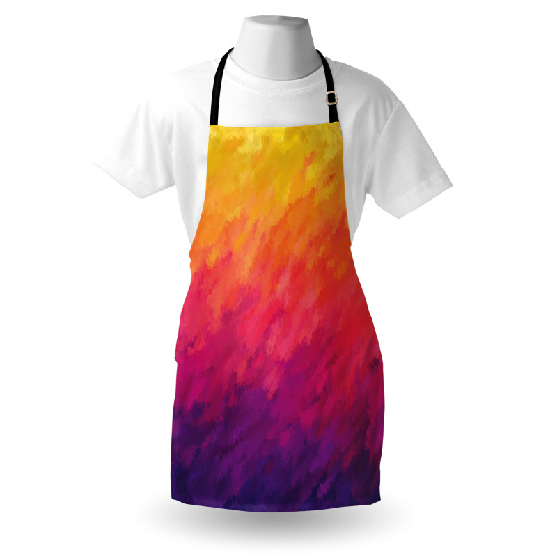 Watercolor Style Ombre Apron
