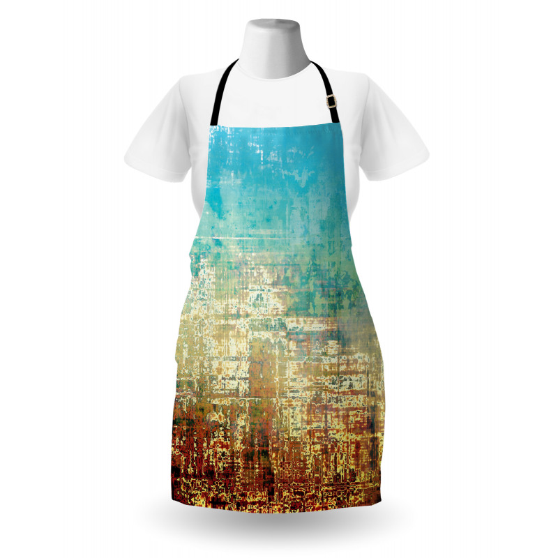 Grunge Contemporary Art Apron