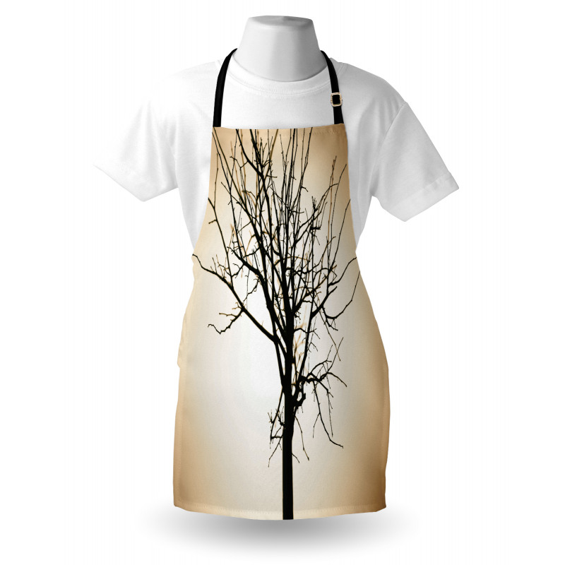 Barren Tree on Ombre Apron