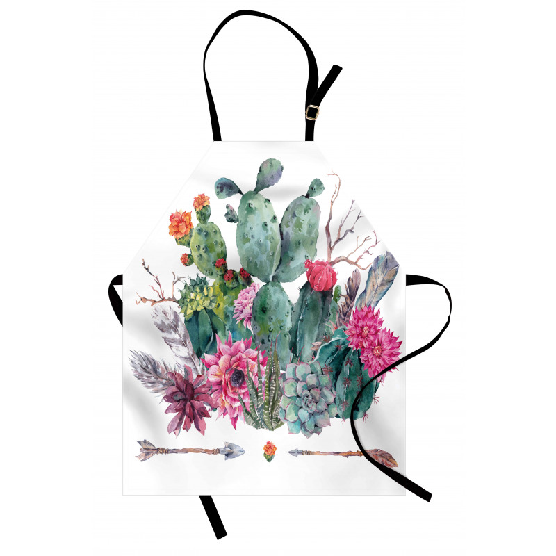 Bouquet in Boho Style Arrow Apron