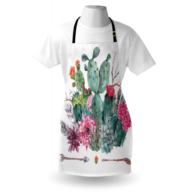 Bouquet in Boho Style Arrow Apron