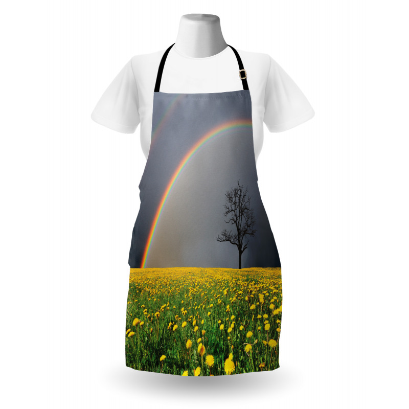 Dandelion Field and Tree Apron