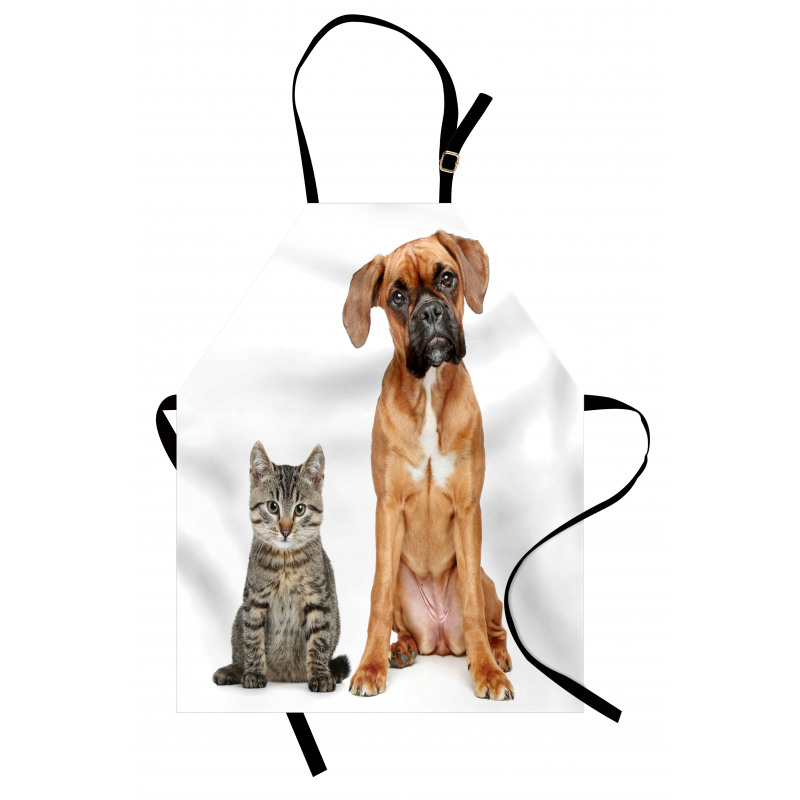 Cat Dog Animal Friends Apron