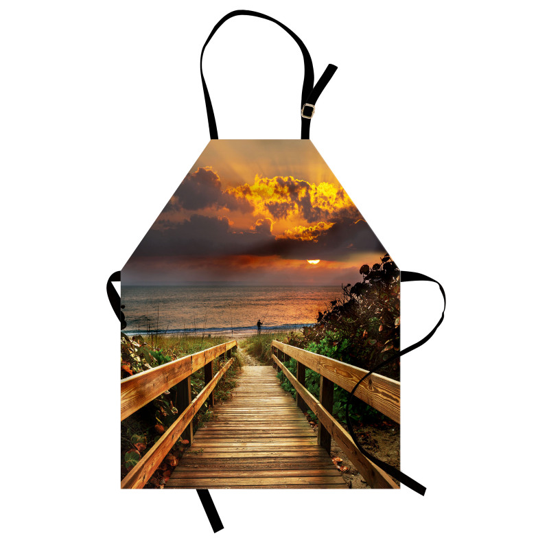 Wooden Pier Sunset Beach Apron