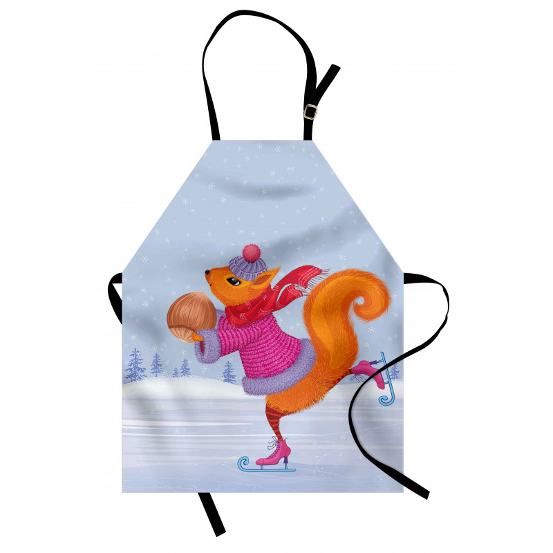 Skating Animal with a Nut Apron