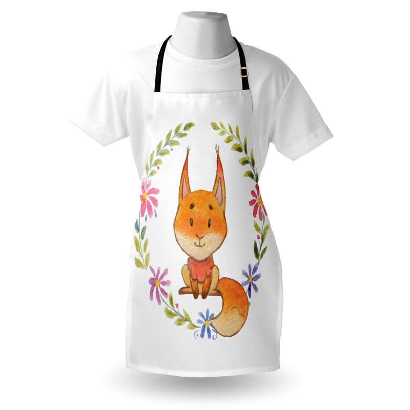 Forest Friend Floral Apron