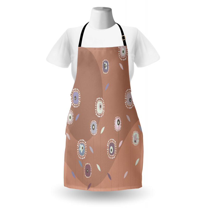 Funky Dandelion Flowers Apron