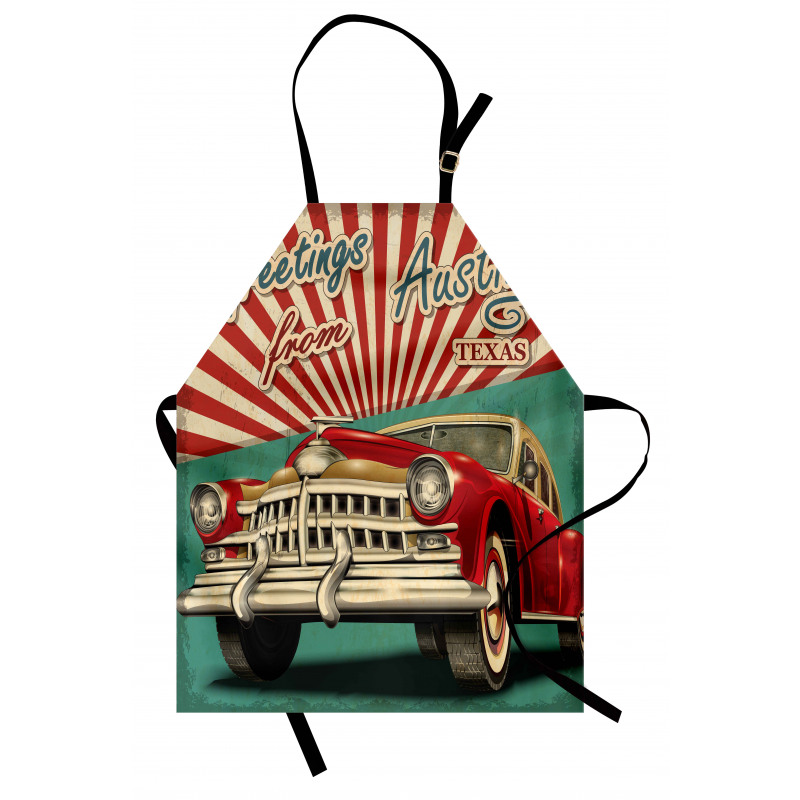 Retro American Classical Car Apron