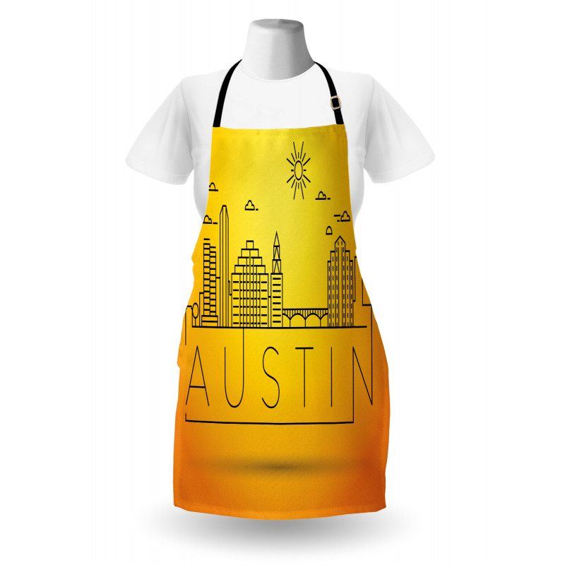 Minimal Texas Linear Skyline Apron