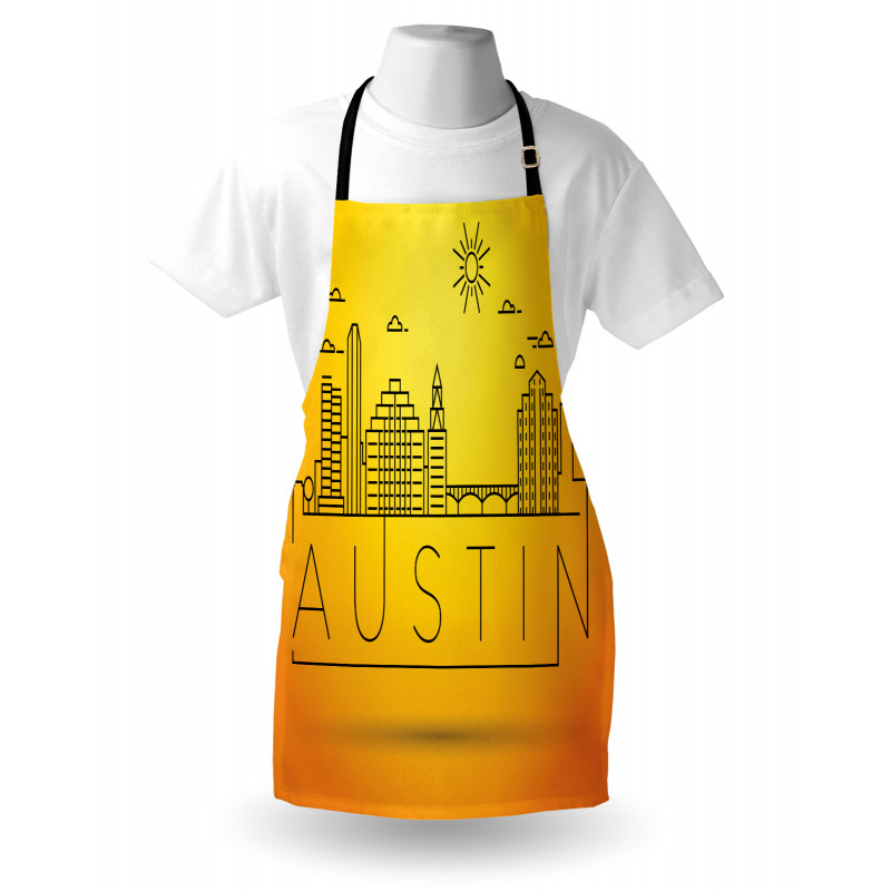 Minimal Texas Linear Skyline Apron