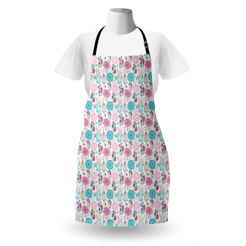 Sketched Tulip Flowers Apron