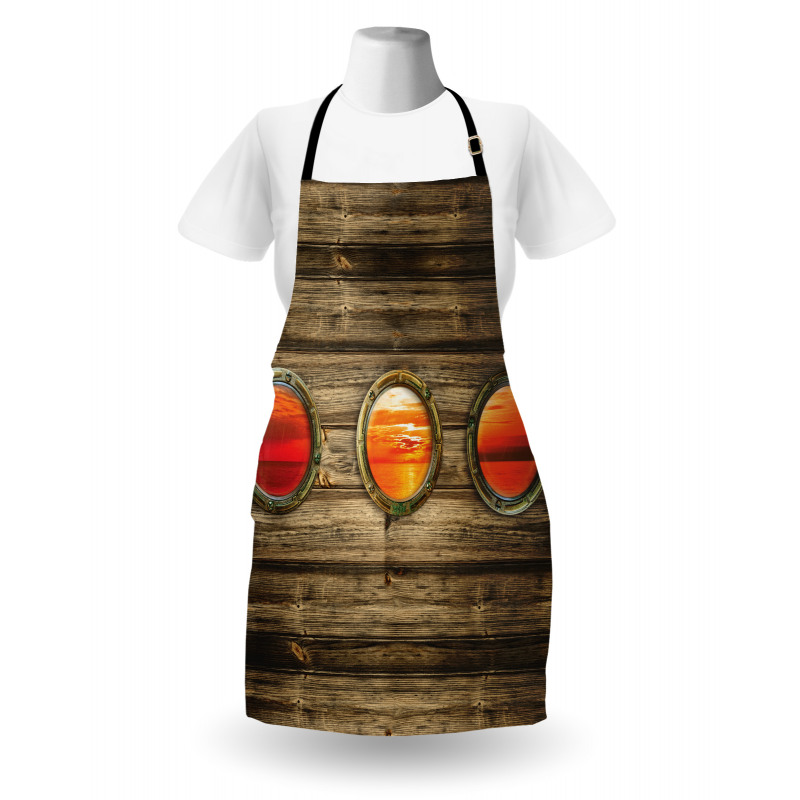 Rustic Wooden Ship Apron