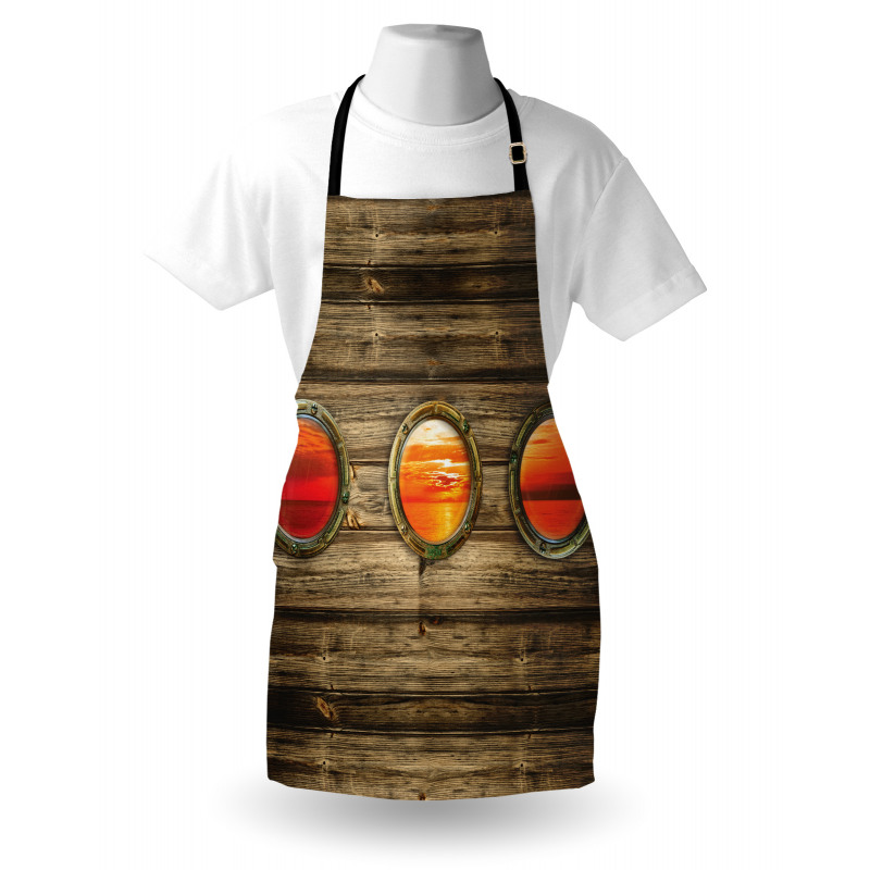 Rustic Wooden Ship Apron