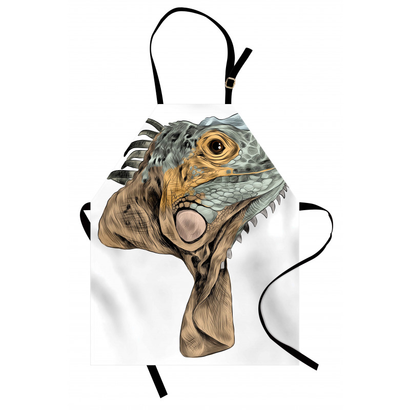 Animal Portrait Flappy Neck Apron