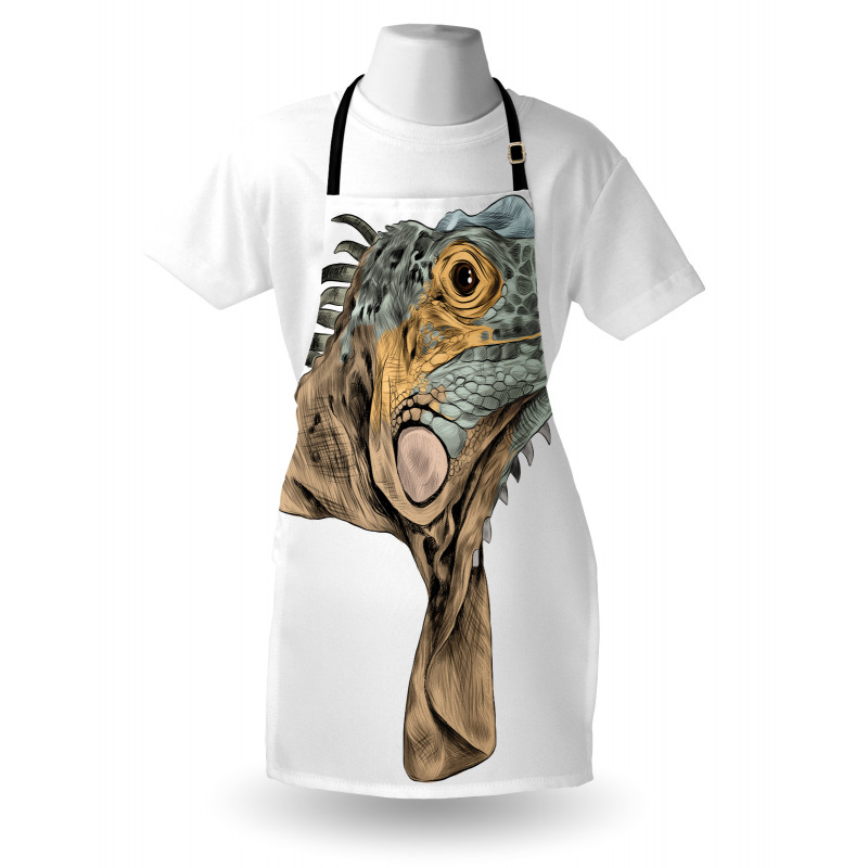 Animal Portrait Flappy Neck Apron