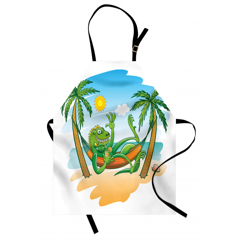 Tropical Holiday Palm Tree Apron