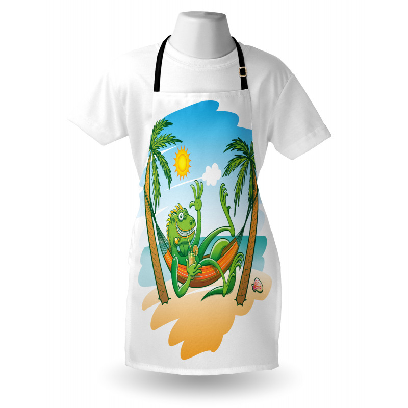 Tropical Holiday Palm Tree Apron