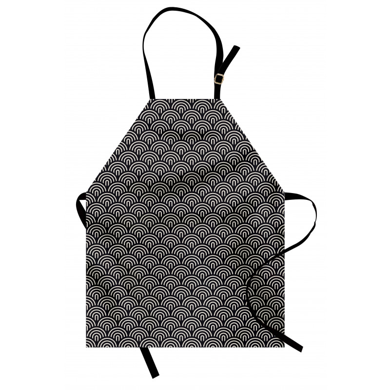 Half Circle Style Arcs Modern Apron