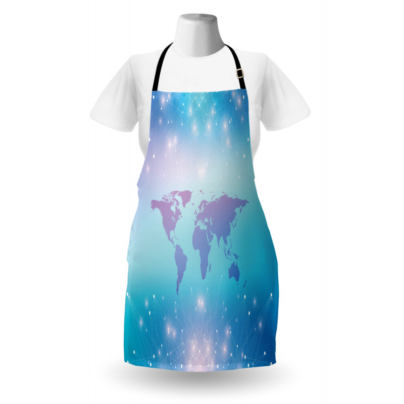 Bokeh Style Dots Wold Apron