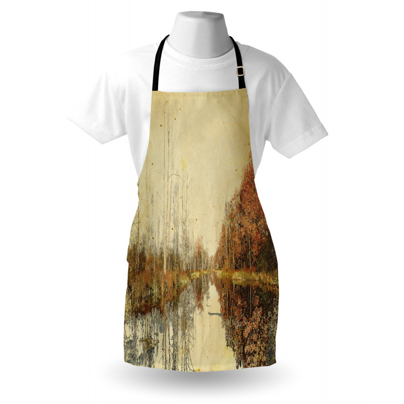 Colorful Fallen Leaves Apron